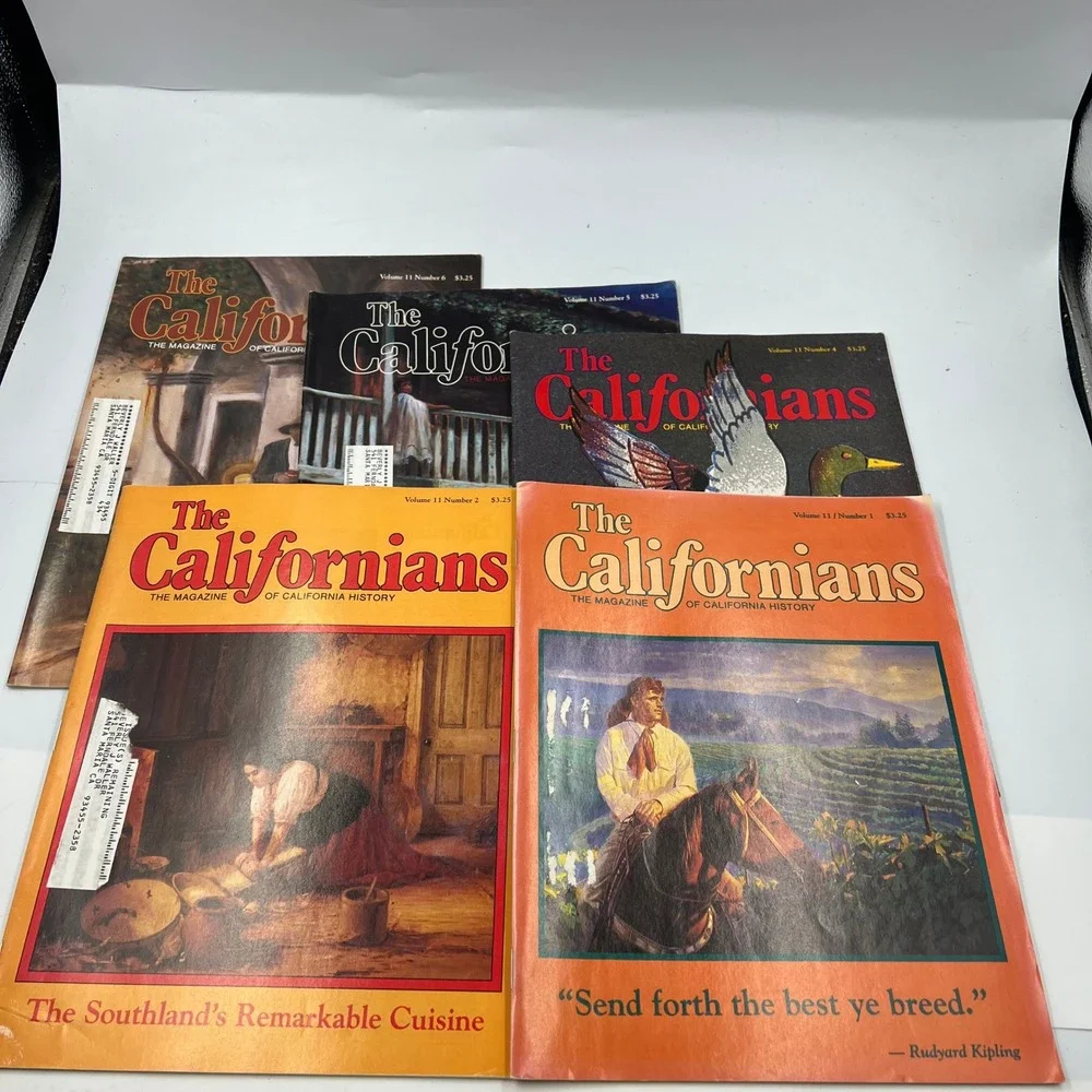 Vintage The Californians Magazines Lot Of 11‎ - Volumes 10, 11, & 12